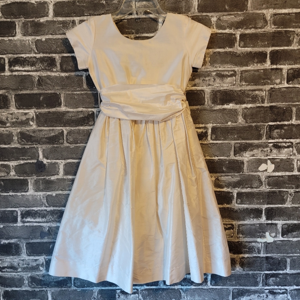 Girl's Dress - raw silk